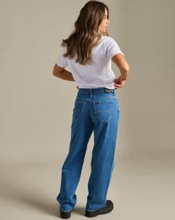 Online Mid Baggy Jeans Women Denim|Bottoms