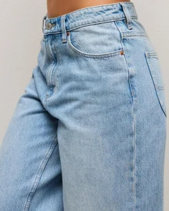 Denim|Bottoms*Lee Mid Baggy Taper Jeans Concrete Blue