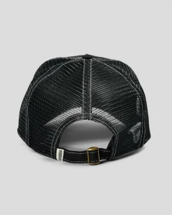 Headwear*S-Double Mid Block Trucker Black