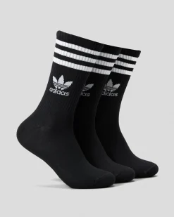 New Mid Cut Crew Socks 3 Pack Socks