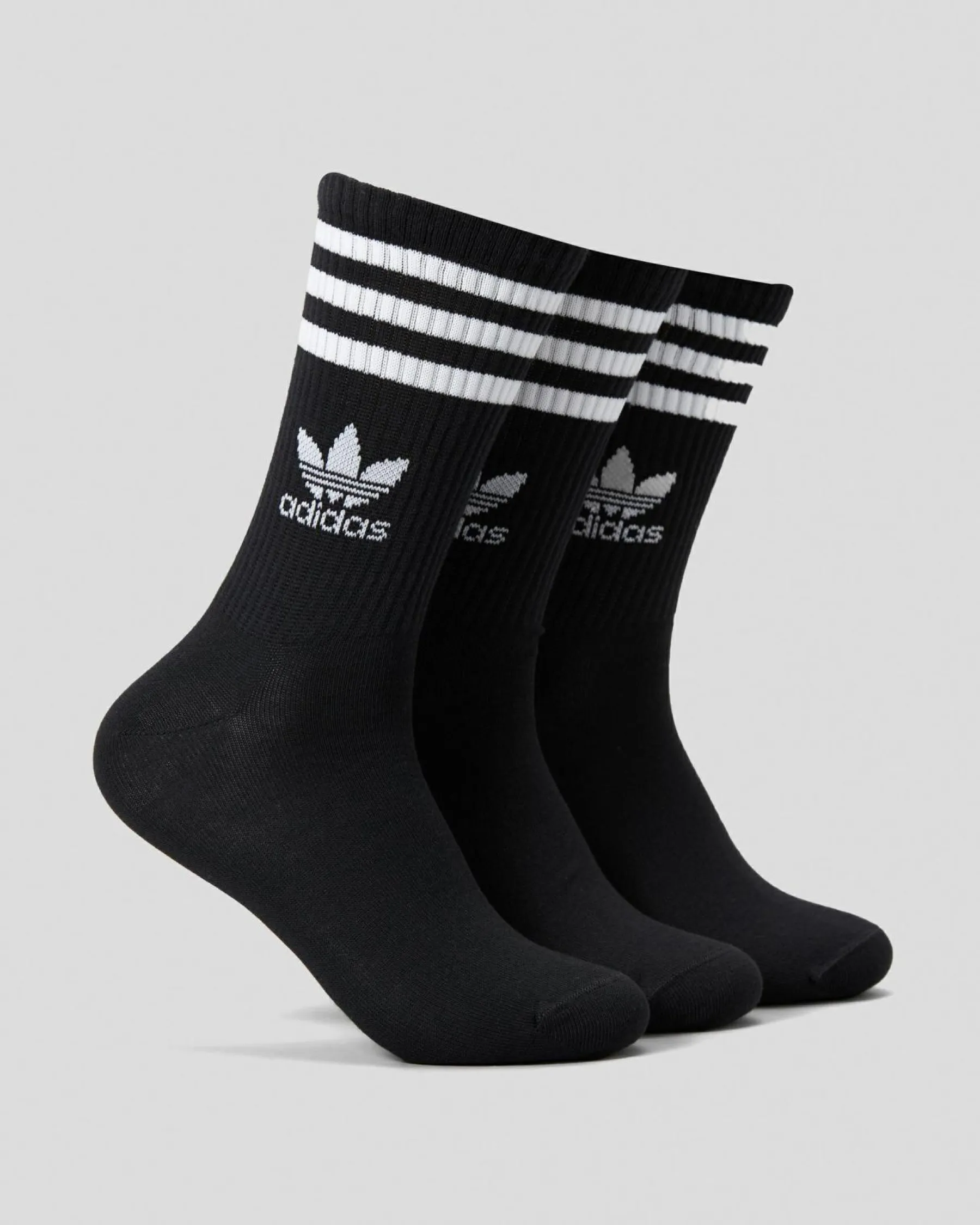 New Mid Cut Crew Socks 3 Pack Socks