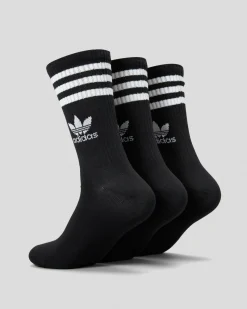 New Mid Cut Crew Socks 3 Pack Socks