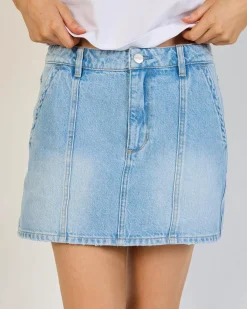 Sale Mid Mini Skirt Women Denim|Bottoms