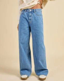 Denim|Bottoms*Lee Mid Slouch Jeans Precinct Blue