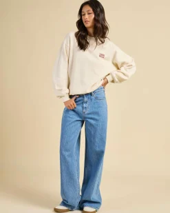 Denim|Bottoms*Lee Mid Slouch Jeans Precinct Blue