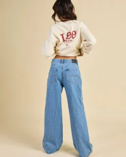 Denim|Bottoms*Lee Mid Slouch Jeans Precinct Blue