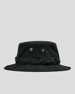 Headwear*S-Double Mid-Block Boonie Hat Black