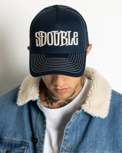 Mid-Block Curved Peak Trucker Cap Headwear