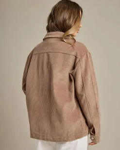 Jackets & Coats*Ava And Ever Mila Cord Shacket Milk Choc