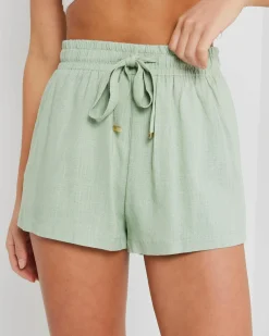 Outlet Mila Hawaii Shorts Women Sets|Linen Blend