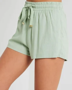 Outlet Mila Hawaii Shorts Women Sets|Linen Blend