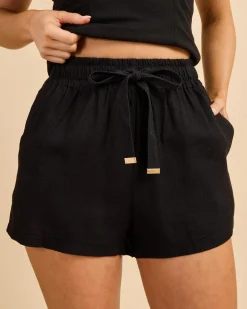 Outlet Mila Hawaii Shorts Women Sets|Linen Blend