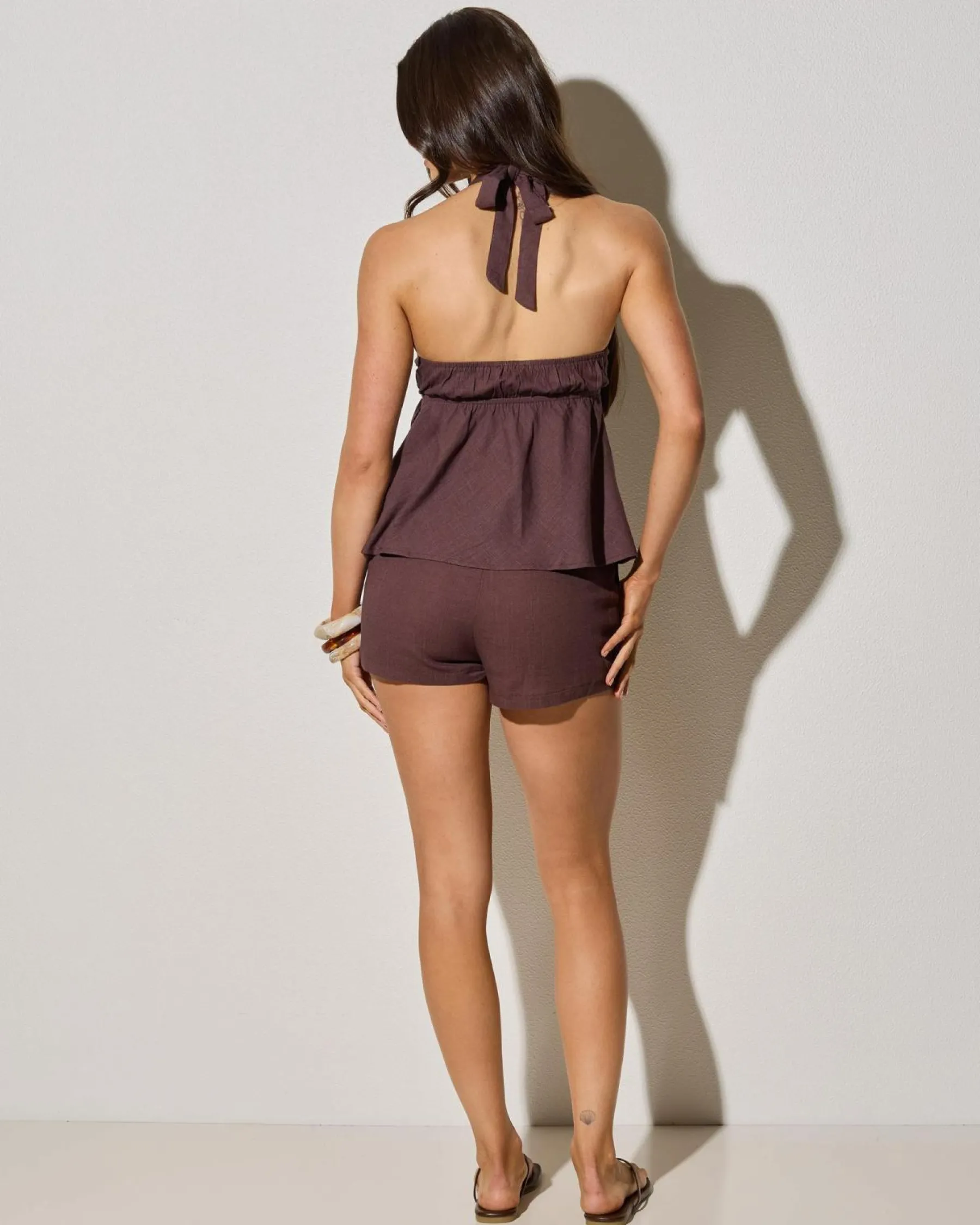 Discount Mila Hawaii Shorts Women Sets|Linen Blend