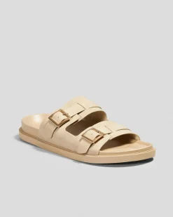 Slides*Ava And Ever Milan Slide Sandals Stone