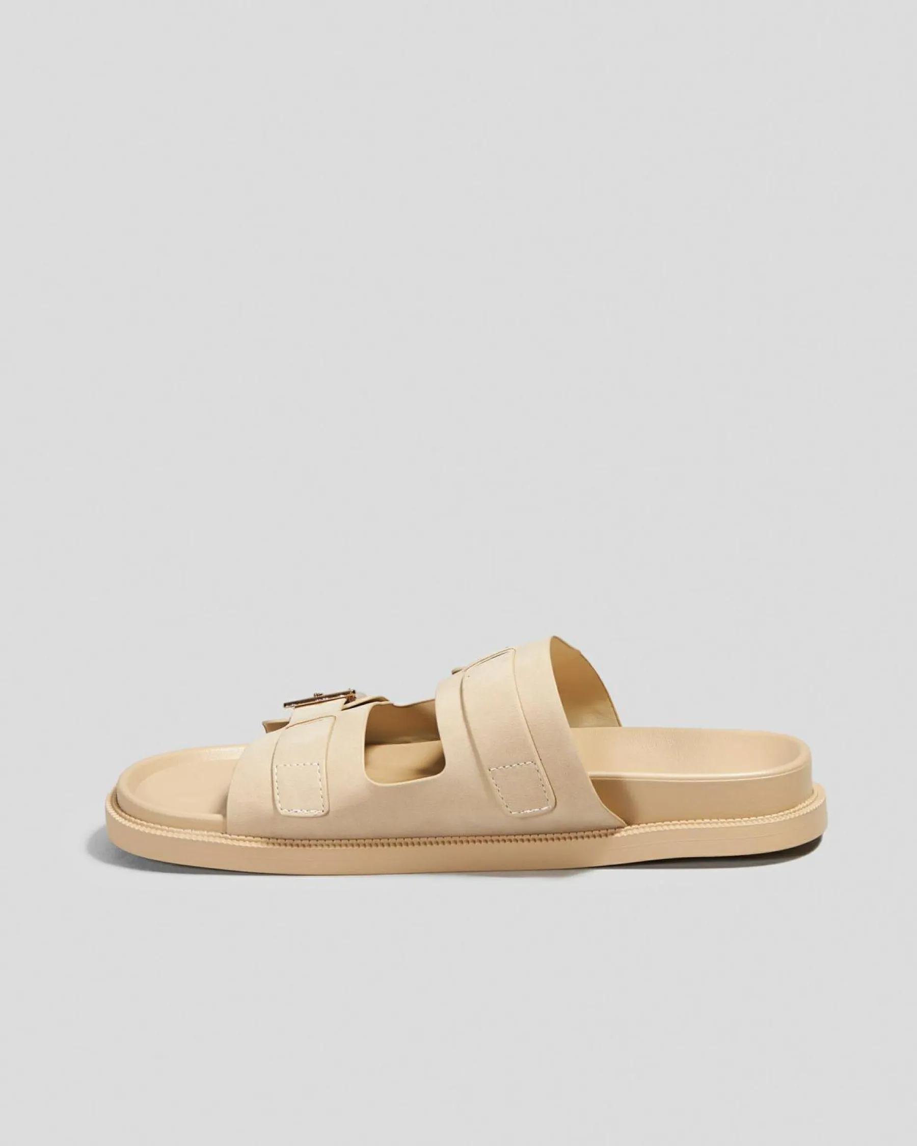 Slides*Ava And Ever Milan Slide Sandals Stone