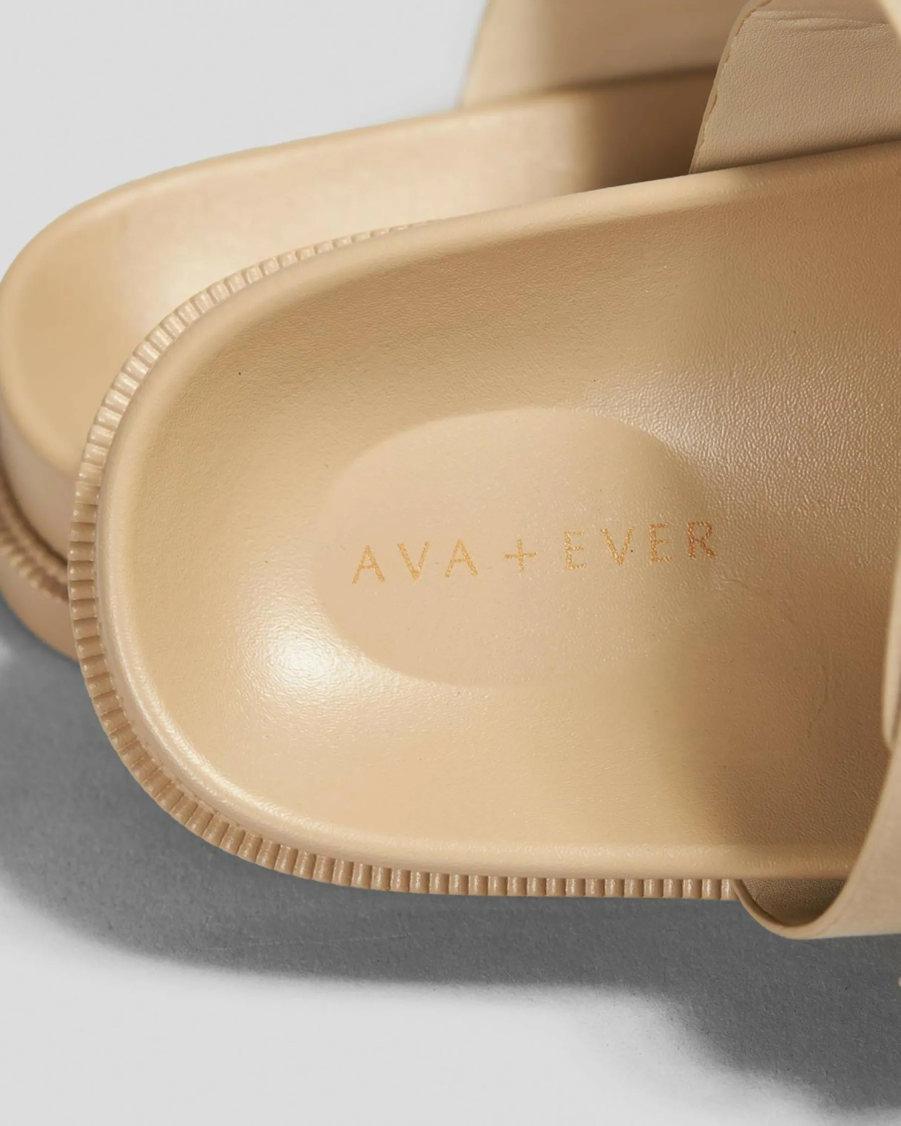 Slides*Ava And Ever Milan Slide Sandals Stone