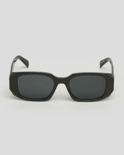 Sunglasses*Carve Milan Sunglasses Gloss Blk/dk Grey