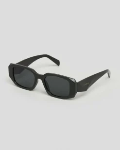 Sunglasses*Carve Milan Sunglasses Gloss Blk/dk Grey