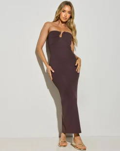 Dresses*Ava And Ever Milani Midi Dress Espresso