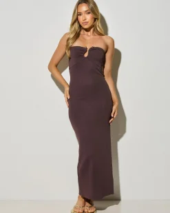 Dresses*Ava And Ever Milani Midi Dress Espresso