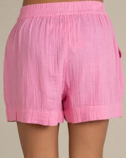 Bottoms*Roxy Milky Shell Shorts Pink Cosmos