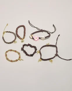 Jewelry|Jewelry*Karyn In LA Miller Wristband Pack Choc/pink