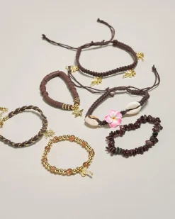Jewelry|Jewelry*Karyn In LA Miller Wristband Pack Choc/pink