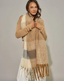 Scarves & Gloves|Scarves & Gloves*Mooloola Millie Scarf Black Camel