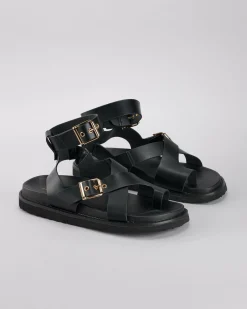 Sandals*Ava And Ever Millie Slide Sandals Black