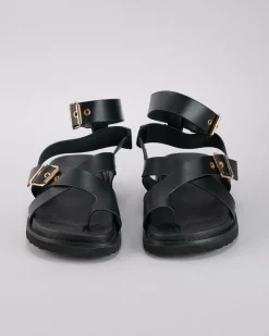 Sandals*Ava And Ever Millie Slide Sandals Black