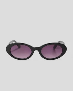 Sunglasses*Indie Eyewear Millie Sunglasses Black/gr Smoke