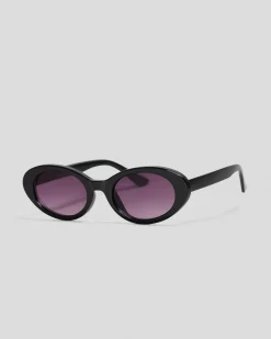 Sunglasses*Indie Eyewear Millie Sunglasses Black/gr Smoke