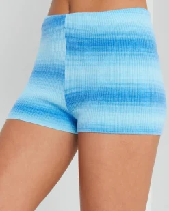 Sets|Bottoms*Mooloola Milly Bike Shorts Blue Stripe