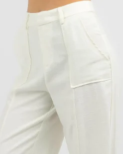 Bottoms*Mooloola Mina Pants White