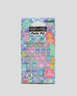 Best Mini Me Mermaid Press on Nail Pack Women Face & Body|Beauty & Hair