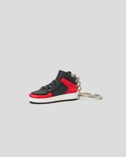 Gifts & Novelty|Gifts & Novelty*Lucid Mini Shoes Keyring Black/red