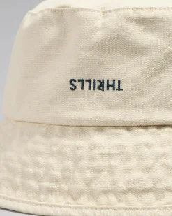 Headwear*Thrills Minimal Bucket Hat Heritage White