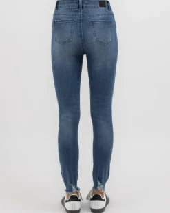 Bottoms*Country Denim Minnesota Skinny Jeans Mid Blue
