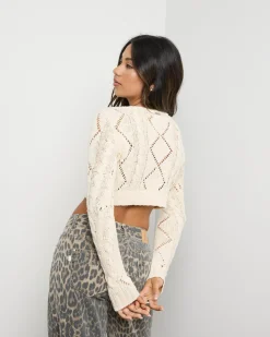 Knitwear|Jackets & Coats*Mooloola Miss Honey Knit Cardigan Seashell