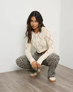 Knitwear|Jackets & Coats*Mooloola Miss Honey Knit Cardigan Seashell