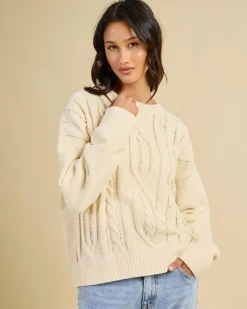 Missing The Waves Sweater Women Knitwear|Jumpers & Hoodies