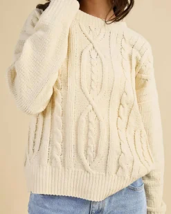 Missing The Waves Sweater Women Knitwear|Jumpers & Hoodies