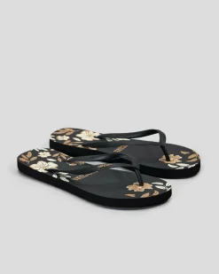 Flip Flops*Rip Curl Mixed Bloom Thongs Black