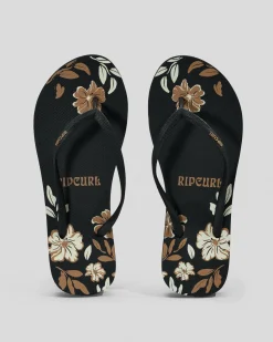 Flip Flops*Rip Curl Mixed Bloom Thongs Black