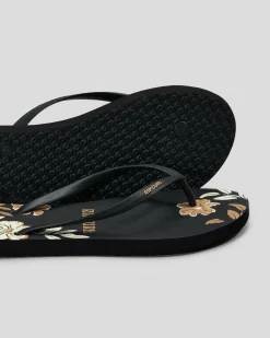 Flip Flops*Rip Curl Mixed Bloom Thongs Black