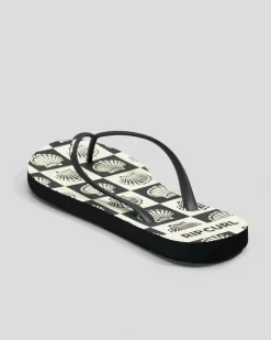 Clearance Mixed Bloom Thongs Women Flip Flops