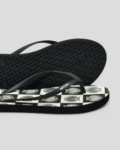 Clearance Mixed Bloom Thongs Women Flip Flops