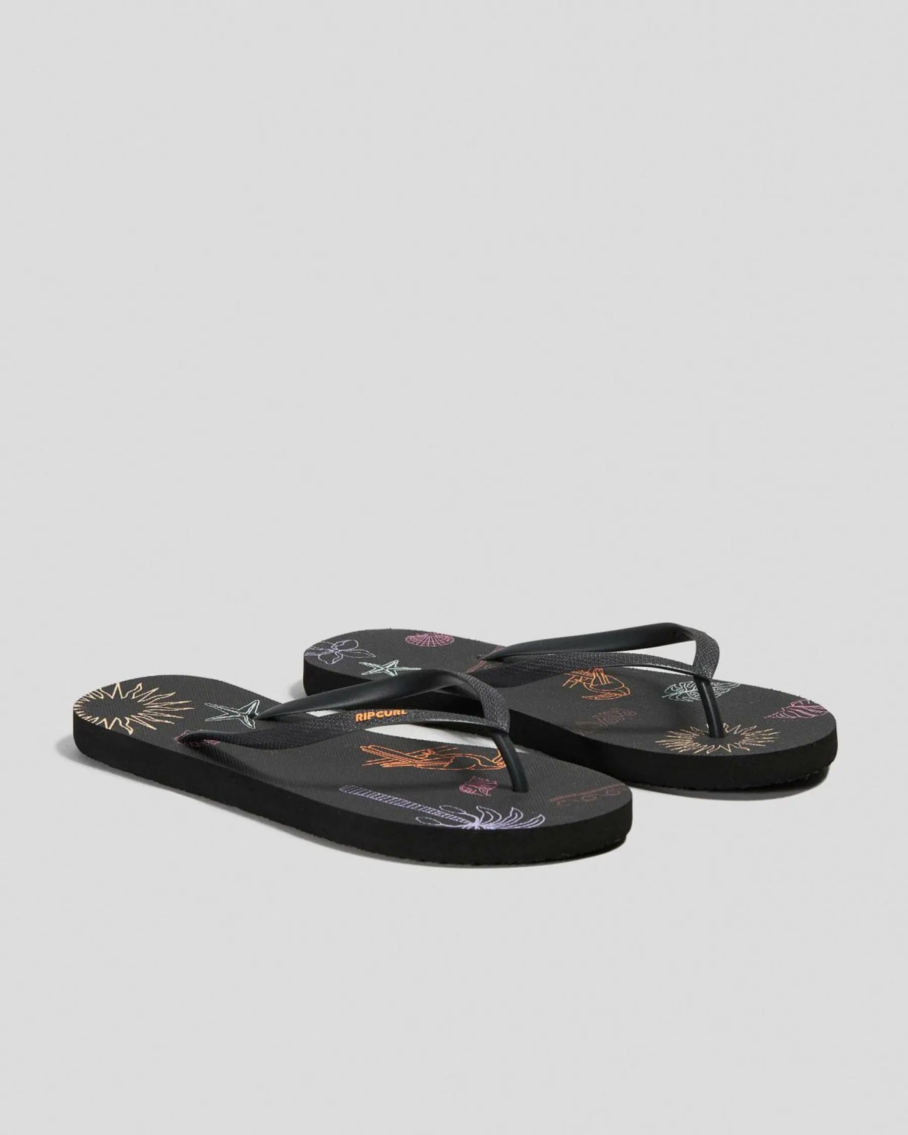 Flip Flops*Rip Curl Mixed Bloom Thongs Washed Black