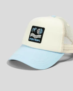 Headwear*Rip Curl Mixed Revival Trucker Cap Mid Blue