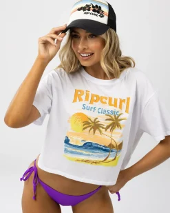 Headwear*Rip Curl Mixed Revival Trucker Cap Bone